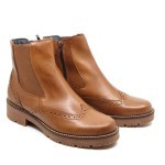 Pitillos laarsje cognac leder 10089
